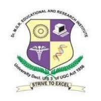Dr. M.G.R Educational and Research Institute Logo